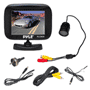 Pyle - PLCM35R , On the Road , Rearview Backup Cameras - Dash Cams , Rearview Backup Camera & Monitor System, Night Vision, Waterproof, Flush Mount Cam, 3.5