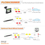 Pyle - PLCM4350WIR , On the Road , Rearview Backup Cameras - Dash Cams , Wireless Rearview Backup Camera & Monitor Parking/Reverse Assist System, Waterproof Cam, 4.3