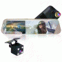 Pyle - CA-PLCM4567 , On the Road , Rearview Backup Cameras - Dash Cams , HD 1080p Touchscreen Vehicle Dual DVR Dash Cam - Camera & Monitor System with Waterproof Backup Cam, Night Vision, 4.3’’ -inch Display