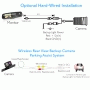 Pyle - PLCM4590WIR , On the Road , Rearview Backup Cameras - Dash Cams , 2.4Ghz Rearview Mirror Monitor & Backup Camera System with Wireless Video Transmission, 4.3