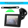 Pyle - PLCM4700 , On the Road , Rearview Backup Cameras - Dash Cams , Rear View Backup Camera & Monitor Parking / Reverse Assist System, Includes Waterproof Night Vision Cam, Angle Adjustable, Distance Scale Lines, 4.7