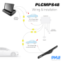 Pyle - PLCMPS48 , On the Road , Rearview Backup Cameras - Dash Cams , Rearview Backup Camera & Monitor Driving Assist System, Parking / Reverse Speaker Alarm Depth Sensor, Waterproof Night Vision Angle Adjustable Cam, 4.3