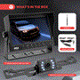 Pyle - PLCMRV77WP.5 , Home and Office , Cameras - Videocameras , Gadgets and Handheld , Cameras - Videocameras , Single CH 7” 1080P HD Digital Wireless Monitor and Wireless License Camera System - Waterproof Night Vision Cam, Backup/Reverse Visual Assistance Kit (12/24V for Bus, Truck, Trailer, Van, RV, Camper)