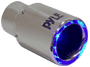Pyle - PLCMTPR , Disc , Pyle Lite Series Purple LED Chrome Exhaust Tip