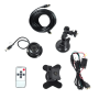 Pyle - PLCMTR70 , On the Road , Rearview Backup Cameras - Dash Cams , Rearview Backup Camera & Video Monitor System Kit, Waterproof Angle Adjustable Night Vision Cam, 7