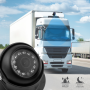 Pyle - AZPLCMTR7250 , On the Road , Rearview Backup Cameras - Dash Cams , Rear View Backup Camera & Monitor System Kit, 7’’ Display, (2) Waterproof Angle Adjustable Night Vision Cams, Front/Rear Vehicle Mount