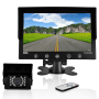 Pyle - PLCMTR91 , On the Road , Rearview Backup Cameras - Dash Cams , Weatherproof Rearview/Backup Driving Camera & Video Monitor System - Commercial Grade Night Vision Cam, 9’’ Display (DC 12-24V for Bus, Truck, Trailer, Van)