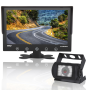 Pyle - PLCMTR92 , On the Road , Rearview Backup Cameras - Dash Cams , Waterproof Rated Backup Camera & Monitor System - with 9