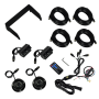 Pyle - PLCMTRDVR46 , On the Road , Rearview Backup Cameras - Dash Cams , HD Multi-Camera DVR Video Recording Driving System, 7