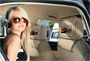 Pyle - PLD76BK , On the Road , Headrest Video , Pair of Adjustable Headrests w/ Built-In 7