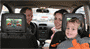 Pyle - PLD76BK , On the Road , Headrest Video , Pair of Adjustable Headrests w/ Built-In 7