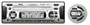 Pyle - PLDMR23 , Marine and Waterproof , Headunits - Stereo Receivers , 1.5 DIN Waterproof Marine Multimedia Disc/MP3 Player Receiver w/Weather Band Radio