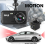 Pyle - CA-PLDVRCAM44 , On the Road , Rearview Backup Cameras - Dash Cams , Full HD 1080p DVR Dash Cam Kit - Dual Camera Car Video Recording System with Waterproof Backup Cam, 4.0’’ -inch Display