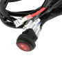 Pyle - PLEDHN3M , On the Road , Mountable Lights - Lamps , Universal LED Light Bar 14 Gauge Wiring Harness, with Marine Grade Power Switch and Fused Power Supply