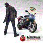 Pyle - AZPLMCWD75 ,  , Watch Dog Motorcycle Vehicle Alarm Security System, Remote Auto-Start, Automatic Re-Arm, Includes (2) ECU Control Transmitters, Anti-Hijack Engine Immobilization, High-Power Piezo Speaker, Mountable LED Indicator