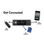 Pyle - PLMR17BTB , Marine and Waterproof , Headunits - Stereo Receivers , Bluetooth Stereo Radio Headunit Receiver, Wireless Streaming & Hands-Free Call Answering, Aux (3.5mm) MP3 Input, USB Flash & SD Card Readers, Remote Control, Single DIN (Black)