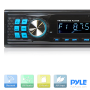 Pyle - UPLMR22BT , Marine and Waterproof , Headunits - Stereo Receivers , Bluetooth Stereo Radio In-Dash Console Headunit Receiver, USB/SD/MP3 Playback, Aux (3.5mm) Input, AM/FM Radio, Single DIN
