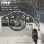 Pyle - PLMR88W , Marine and Waterproof , Headunits - Stereo Receivers , Stereo Radio Headunit Receiver, Aux (3.5mm) MP3 Input, USB Flash & SD Card Readers, Remote Control, Single DIN (White)