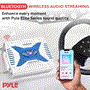 Pyle - PLMRA830BT , On the Road , Vehicle Amplifiers , Elite Series Waterproof Bluetooth Amplifier, Bridgeable 3000 Watt 8-Channel Amp