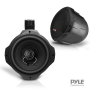 Pyle - PLMRB85 , On the Road , Vehicle Speakers , Dual Marine Wakeboard Water Resistant Speakers, 8-Inch 300 Watt Tower Speakers, Black