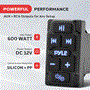 Pyle - PLMRBTRK1 , On the Road , Vehicle Speakers , Wireless BT Audio Controller - Waterproof-Rated Marine Receiver Remote Control for Car, Truck, Boat, 4x4, PowerSport Vehicles