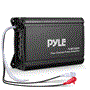 Pyle - PLMRC200X4 , On the Road , Vehicle Amplifiers , 4-Channel Waterproof Rated Marine Amplifier - Pre-Amp RCA Out to Any OEM/Factory-Made Mono-Block/Full-Range Amplifier (600 Watt MAX)