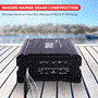 Pyle - PLMRC200X4 , On the Road , Vehicle Amplifiers , 4-Channel Waterproof Rated Marine Amplifier - Pre-Amp RCA Out to Any OEM/Factory-Made Mono-Block/Full-Range Amplifier (600 Watt MAX)
