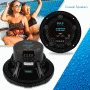 Pyle - PLMRF65SB , On the Road , Vehicle Speakers , Dual 6.5’’ Water-Resistant Marine Speakers with Wireless RF Streaming Support (Supplemental Speakers for Pyle Model: 