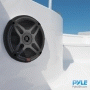 Pyle - PLMRF65SB , On the Road , Vehicle Speakers , Dual 6.5’’ Water-Resistant Marine Speakers with Wireless RF Streaming Support (Supplemental Speakers for Pyle Model: 