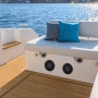 Pyle - PLMRF65SB , On the Road , Vehicle Speakers , Dual 6.5’’ Water-Resistant Marine Speakers with Wireless RF Streaming Support (Supplemental Speakers for Pyle Model: 