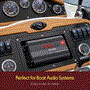Pyle - PLMRMB4CB , Marine and Waterproof , Vehicle Amplifiers , Bluetooth Marine Amplifier Kit, 4-Ch. Waterproof Audio Power Amp System