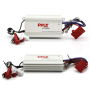 Pyle - UPLMRMB4CW , Marine and Waterproof , Vehicle Amplifiers , Bluetooth Marine Amplifier Kit, 4-Ch. Waterproof Audio Power Amp System