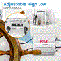 Pyle - PLMRMP1A.5 , On the Road , Vehicle Amplifiers , 2 Channel Waterproof iPod/MP3 Marine Power Amplifier