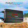 Pyle - PLMRMP3B.5 , On the Road , Vehicle Amplifiers , 4 Channel 800 Watt Waterproof Micro Marine Amplifier