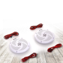 Pyle - UPLMRS43WL , On the Road , Vehicle Speakers , Waterproof Rated Marine Speakers, Low-Profile Slim Style Speaker Pair with Built-in LED Lights, 4.0