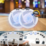 Pyle - UPLMRS43WL , On the Road , Vehicle Speakers , Waterproof Rated Marine Speakers, Low-Profile Slim Style Speaker Pair with Built-in LED Lights, 4.0