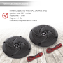 Pyle - UPLMRS5B , On the Road , Vehicle Speakers , Waterproof Rated Marine Speakers, Low-Profile Slim Style Speaker Pair, 5.25