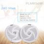 Pyle - UPLMRS6W , On the Road , Vehicle Speakers , Waterproof Rated Marine Speakers, Low-Profile Slim Style Speaker Pair, 6.5