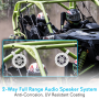 Pyle - PLMRWB45W , On the Road , Vehicle Speakers , Waterproof Rated Marine Tower Speakers - Compact Wakeboard Subwoofer Speaker System (4’