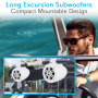 Pyle - PLMRWB45W , On the Road , Vehicle Speakers , Waterproof Rated Marine Tower Speakers - Compact Wakeboard Subwoofer Speaker System (4’