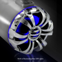 Pyle - plmrwb60l , On the Road , Vehicle Speakers , Waterproof Rated Marine Tower Speakers - Wakeboard Subwoofer Speaker System with Built-in LED Lights, Stainless Steel, 6.5