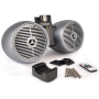 Pyle - PLMRWB852LES , On the Road , Vehicle Speakers , Dual Marine Tower Speakers, Wakeboard Water Resistant Sound System, Built-in Programmable Multi-Color LED Lights, 600 Watt 8