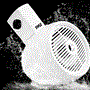 Pyle - PLMRWK63WT.5 , On the Road , Motorcycle and Off-Road Speakers , 6.5" Marine Wakeboard Water Resistant Speaker - Single 2-Way Mini Box Speaker System with Built-in LED Lights, White