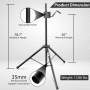 Pyle - PLPTS77 , Musical Instruments , Mounts - Stands - Holders , Sound and Recording , Mounts - Stands - Holders , 0.4’’ Height Range Adjustable Speaker Stand - Heavy-duty and Crank Style Speaker Stand, Easy Locking Fasteners for Quick Setup
