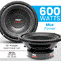 Pyle - PLPW6D , On the Road , Vehicle Subwoofers , 6.5