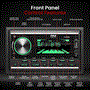 Pyle - PLR2DN.5 , On the Road , Headunits - Stereo Receivers , Stereo Receiver Power Amplifier - AM/FM/MP3/BT/USB/AUX, Stereo Receiver, Double DIN, 30 Preset Memory Stations, LCD Display with Remote Control
