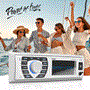 Pyle - PLRMR23BTW , Marine and Waterproof , Headunits - Stereo Receivers , Bluetooth Marine Receiver Stereo, Hands-Free Calling, Wireless Streaming, MP3/USB/SD Readers, AM/FM Radio (White)