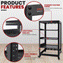 Pyle - PLRS20UW , Health and Fitness , protection Equipment , 20U Network Cabinet - Open Frame Rack, Wall Mountable Heavy Duty Designs for Servers & AV Gear (Black)