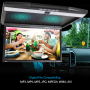 Pyle - CA-PLRV1725 , On the Road , Headrest Video , Vehicle Flip-Down Display Screen - Roof Mount Monitor with 1080p Support, HDMI/USB/Micro SD/IR/FM Transmitter (17.3’’ -inch Display)