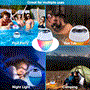 Pyle - PLSPOOL25 , Marine and Waterproof , Home Speakers , Portable Wireless Speaker with Colorful Lights - Floating Pool Speaker IP68 Waterproof Speaker (Apple White)